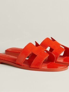 Bright Red Women’s Slide Sandals